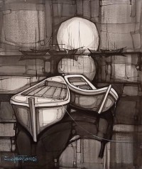 Salman Farooqi, 30 x 36 Inch, Acrylic on Canvas, Seascape Painting, AC-SF-650 Salman Farooqi, 30 x 36 Inch, Acrylic on Canvas, Seascape Painting, AC-SF-650